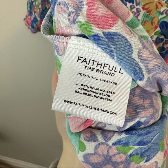 aithfull the Brand | Colorful Floral Mathilde Midi Dress Size 4 - Picture 12 of 13